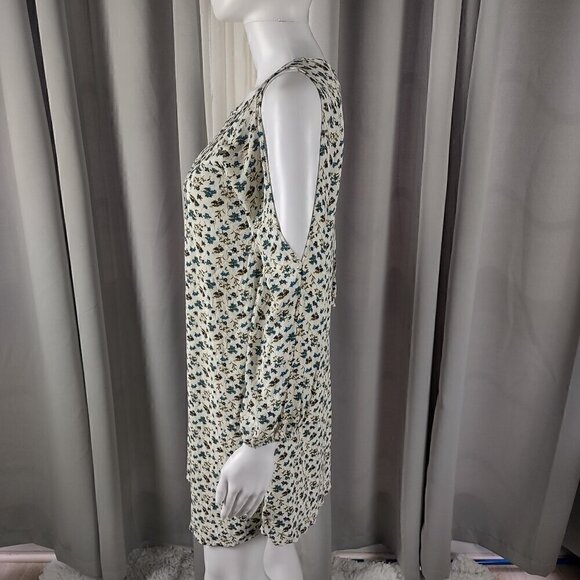 Old Navy Women's Long Sleeve Cold Shoulder Floral Pattern Lined Dress Size SP - Picture 3 of 13